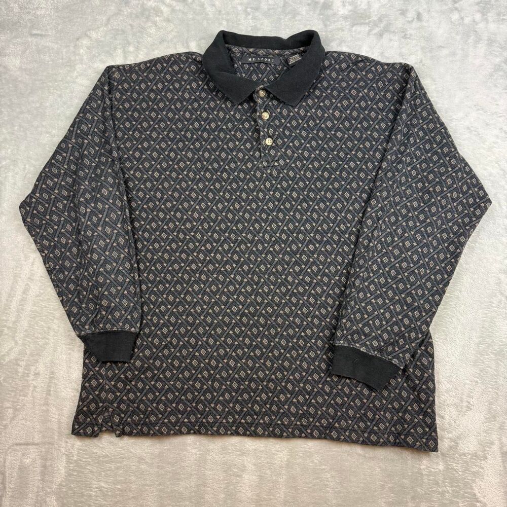 Eb-sport Men's Black and Navy Polo-shirts